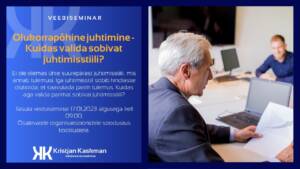 Olukorrapõhise juhtimise veebiseminar