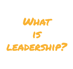 Podcast what is leadership